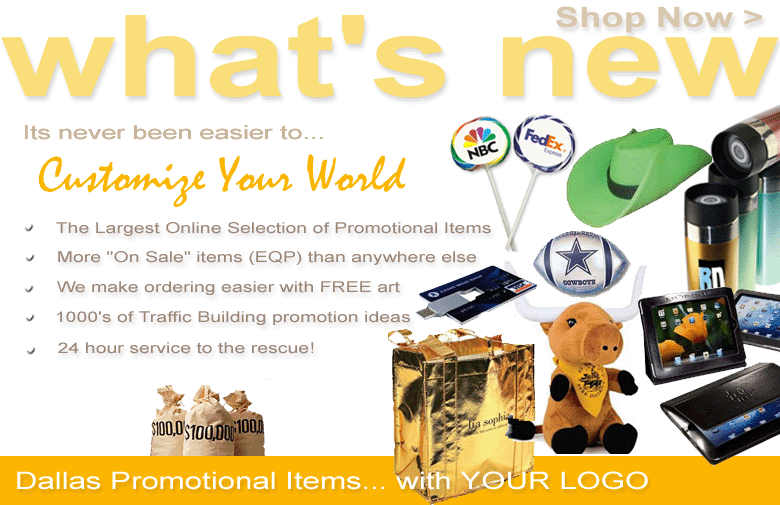 dallas promotional products, dallas promotional items, fort worth